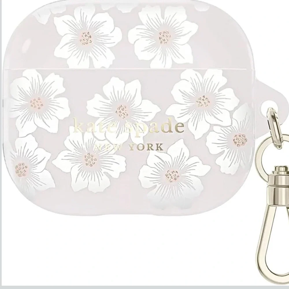 kate spade black and white AirPods 3rd Gen case graphic